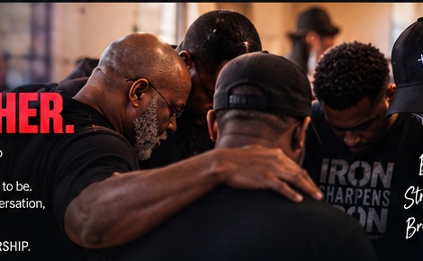Men of Faith Fellowship gathered in prayer