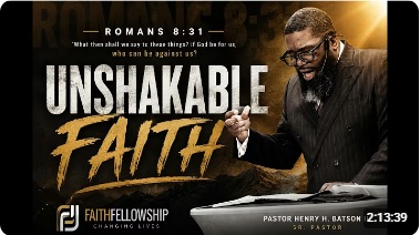 Unshakeable Faith sermon artwork