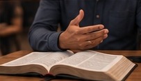 Open Bible during teaching