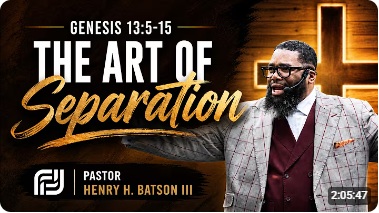 The Art of Separation sermon artwork